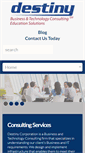 Mobile Screenshot of destinycorp.com
